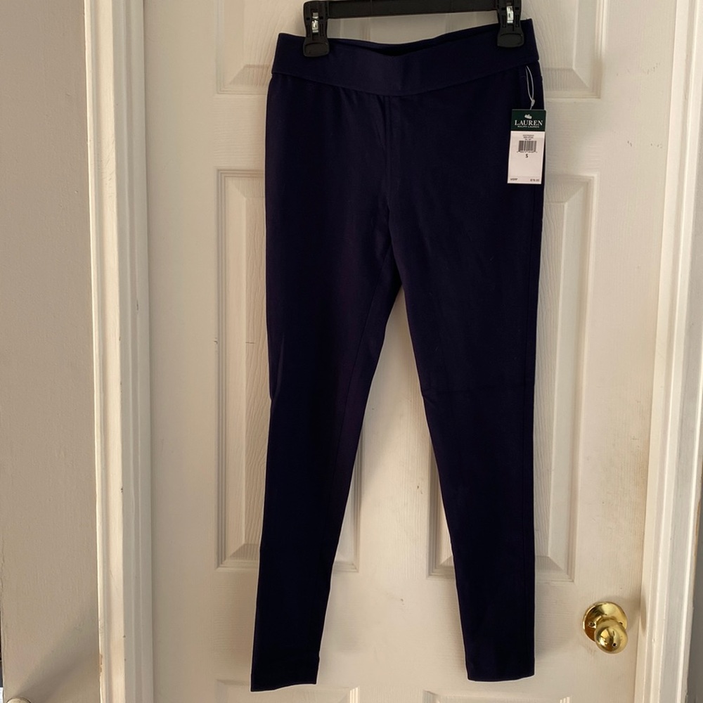 New Ralph Lauren navy blue pull on pants -smoke free home
